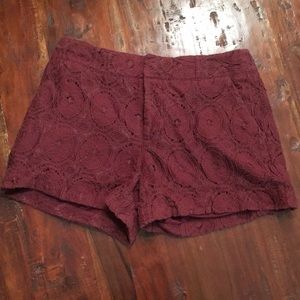 Maroon shorts